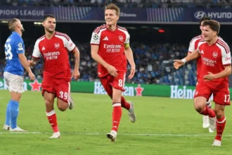 Iată cum a dominat Arsenal Napoli în Liga Campionilor