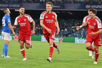 Iată cum a dominat Arsenal Napoli în Liga Campionilor