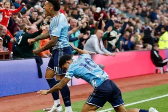 Nottingham Forest, prima victorie sub Glasner, cu gol târziu la Aston Villa