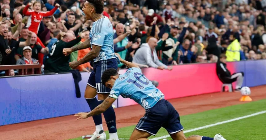 Nottingham Forest, prima victorie sub Glasner, cu gol târziu la Aston Villa