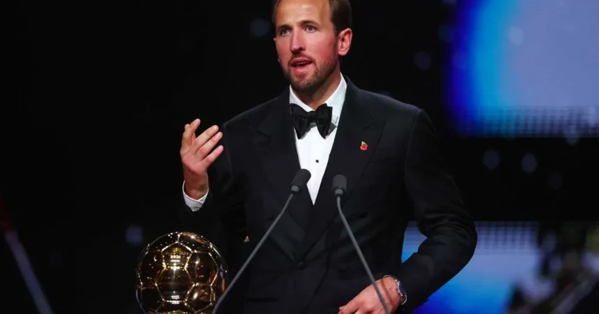 Harry Kane, atacantul lui Bayern München și al Angliei, câștigă Balonul de Aur 2026