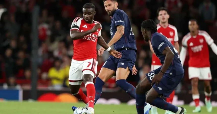 Iată cum a ratat Lille o mare oportunitate în UCL împotriva lui Arsenal