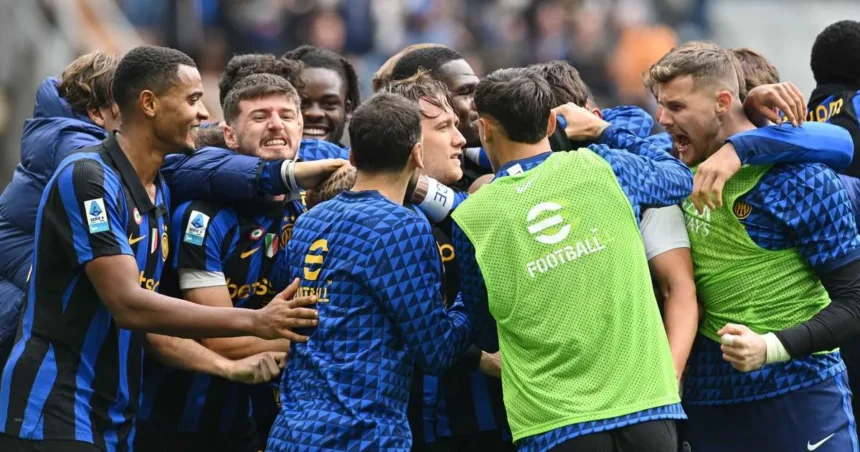 Inter revine pe primul loc în Serie A după o răsturnare de scor în prelungiri