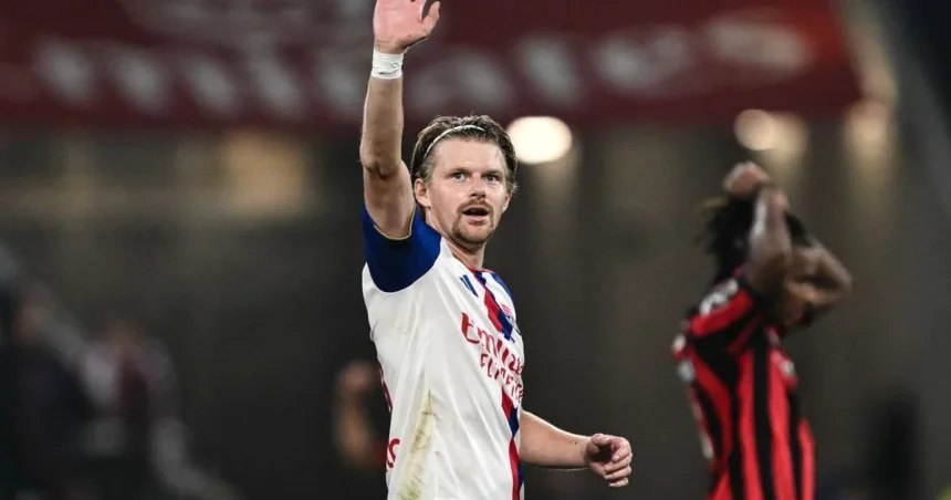 Lyon învinge greu Nice și urcă pe primul loc în Ligue 1