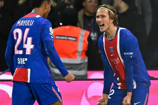Mayulu și Godts, decisive pentru PSG în victoria cu Lyon în Ligue 1