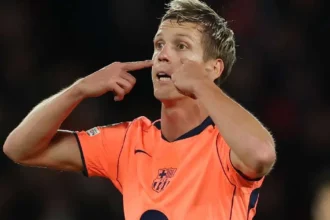 Mijlocașul Barcelonei Olmo ratează El Clasico din cauza unei accidentări suferite cu PSG