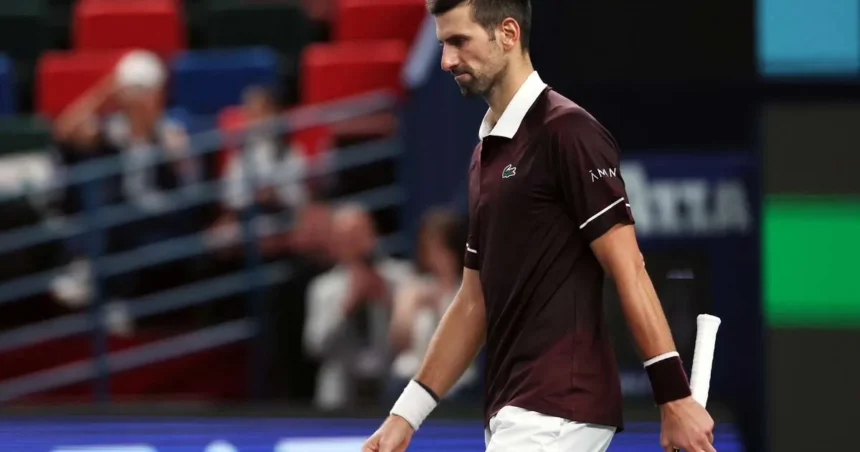 Novak Djokovic, eliminat încă din primul tur al Mastersului de la Shanghai