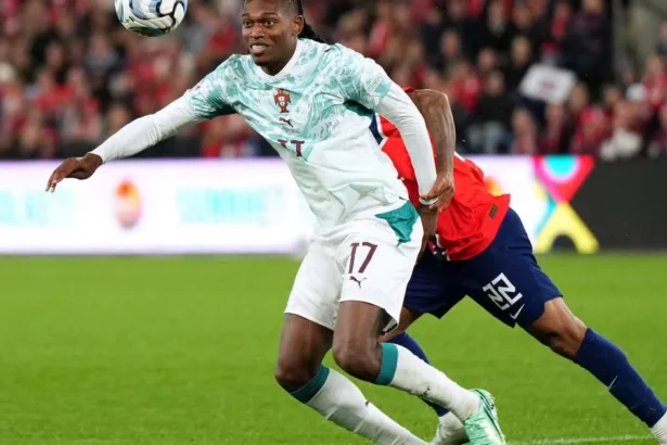 Rafael Leao va purta tricoul cu numărul 7 împotriva Danemarcei după plecarea lui Ronaldo