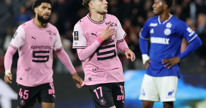 Rennes urcă pe primul loc în Ligue 1 după victoria cu Strasbourg